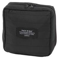 キルティングスクエアポーチ(M) ダークブラック LAKOLE/ラコレ