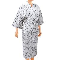 【アウトレット】オオサキメディカル プラスハート 着ごこちの良い ガーゼねまき 紳士 LO 紺 74513 1枚