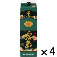 黒霧島　20度　1.8Ｌ　パック　1セット（4本）　芋焼酎　霧島酒造
