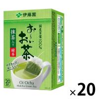 伊藤園 おーいお茶 緑茶 (抹茶入り) 20袋 エコティーバッグ 65665 1セット(400バッグ:20バッグ入×20箱)
