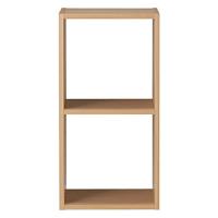 LOHACO - 無印良品 スタッキングシェルフ 2段 オーク材 幅42×奥行28.5