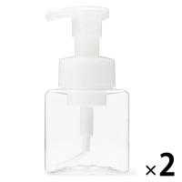 無印良品 PET詰替ボトル 泡タイプ クリア 250mL 1セット（1個×2） 良品計画