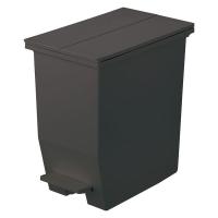 リス 棚下で使えるペダルダストボックス20L ダークグレー GPRB046 1個