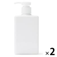 無印良品 PET詰替ボトル ホワイト 280mL 1セット（1個×2） 良品計画