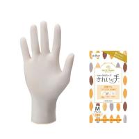 ショーワグローブ ナイスハンドきれいな手つかいきりグローブ 天然ゴム 100枚 M NHKTTNR-100P-M 1箱(100枚入)