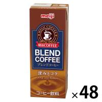 明治 COFFEE ブレンドコーヒー 200ml 1セット(48本)