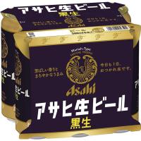 ビール　アサヒ生ビール　黒生　500ml×6本