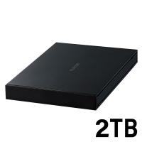 エレコム SSD 2TB 外付け ポータブル USB3.2（Gen1） 耐衝撃 ブラック ESD-EJ2000GBKR 1台