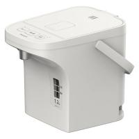 ピーコック 電気ポット 電動給湯式 早沸きタイプ 1.2L アッシュホワイト WMRー12WH