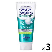 歯磨き粉 高濃度フッ素配合 クリアクリーンNEXDENT ピュアミント 120g 1セット（3本） 花王