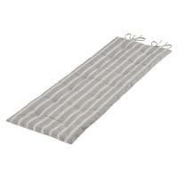 無印良品 綿洗いざらしシートクッション ロングタイプ ５０×１５０ｃｍ グレーストライプ 良品計画