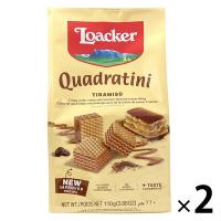 Loacker（ロアカー） クワドラティー二 ティラミス 2袋 ウェハース 輸入菓子