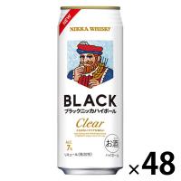 ハイボール ウイスキー ブラックニッカ クリアハイボール 缶 500ml 2ケース(48本)