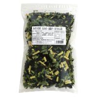みそ汁の具 (わかめ・油揚げ・ほうれん草)200g 1個 ジャパンスパイス  業務用 味噌汁 フリーズドライ 乾物