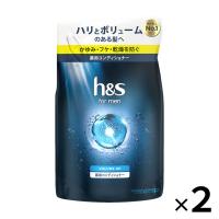 h＆s for men ボリュームアップ プレミアムスカルプケア コンディショナー 詰め替え 300g 2個