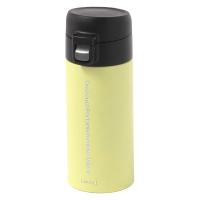 ワンタッチポータブルタンブラー 350ml イエローN LAKOLE/ラコレ