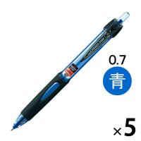 加圧式油性ボールペン パワータンク スタンダード 0.7mm 青インク 5本 SN200PT07.33 三菱鉛筆uniユニ