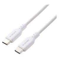 タイプCケーブル USBーC to C PD 60W 2m やわらか高耐久 白 MPAーCCECSM20WH 1個 エレコム