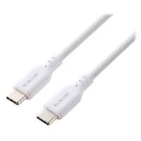 タイプCケーブル USBーC to C PD 240W 2m やわらか高耐久 白 MPAーCCECPSM20WH 1個 エレコム