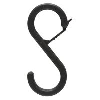 マグエックス ロック機能付きS字フック エスロック 黒 MLOー3PーK 1袋（3個入）