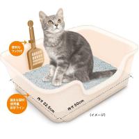ニオイをとる砂 獣医師開発 猫トイレ ゆったりサイズ 国産 本体 ライオン