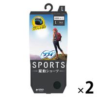 サニタリーショーツ 生理用品 ソフィ SPORTS　スポーツ 躍動ショーツ ブラック　Lサイズ 生理用ショーツ 2パック