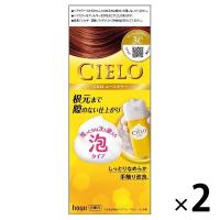 CIELO（シエロ） ムースカラー　3C　キャラメルブラウン　1セット（2個） hoyu（ホーユー）