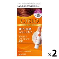 CIELO（シエロ） ヘアカラーEX ミルキー 2S 明るいスタイリッシュブラウン　1セット（2個） hoyu（ホーユー）
