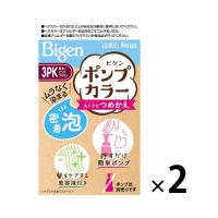 ビゲン ポンプカラー 詰め替え 3PK 明るいピンクブラウン 1セット（2個） hoyu（ホーユー）