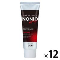 歯磨き粉 口臭ケア NONIO（ノニオ） ハミガキ スパイシーミント 130g 1セット（12本） ライオン