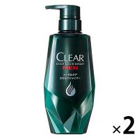 CLEAR（クリアフォーメン）メンズ スカルプシャンプー トータルケア ポンプ 男性用 本体 350g 2個 ユニリーバ