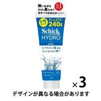 シック ハイドロ シェービングジェル 240g 3個ヒアルロン酸配合