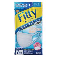 【個別包装】 フィッティ シルキータッチ 耳ゴムふわり ふつう ホワイト 1袋（7枚入） 玉川衛材