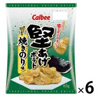 堅あげポテト 焼きのり味 6袋　カルビー スナック菓子 ポテトチップス おつまみ