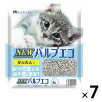 NEWパルプエコ 紙砂 猫砂 6L 7袋 サンメイト