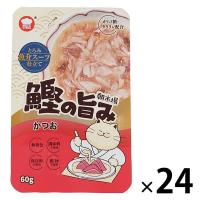 朝市場 猫用 鰹の旨みスープ かつお 60g 24袋 F＆Bell キャットフード パウチ