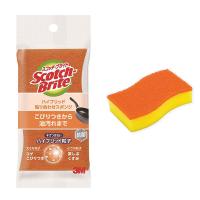 スリーエム（3M）スコッチブライト ハイブリッド貼り合わせスポンジ 抗菌 キッチン 食器 オレンジ HB-21KE-H（1個入）