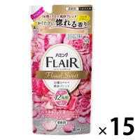 【アウトレット】【Goエシカル】訳あり ハミング フレアフレグランス フローラルスウィート 詰め替え 380mL 1箱（15個入） 柔軟剤 花王