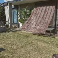 山善（YAMAZEN） 日よけシェード 取付ロープ2本付き チョコレートブラウン 2×3m BRGS-2030（CB） 1セット