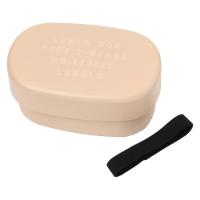 オーバル型2段ランチボックス ベージュ LAKOLE/ラコレ