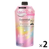 エッセンシャルプレミアムバリアシャンプーシルキー 詰替 340ml 2個 花王
