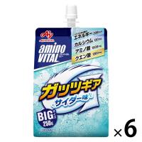 アミノバイタルゼリードリンクガッツギアサイダー味 1セット（1個×6） 味の素