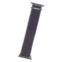 AppleWatchベルト（ゴム）42/44/45/49mm対応 チャコール LAKOLE/ラコレ