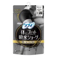 ソフィ 体にフィット吸水ショーツ 多い日用 ブラック M ユニ・チャーム　生理用品