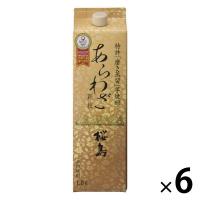 あらわざ桜島　25度　1.8L パック　6本　芋焼酎　本坊酒造
