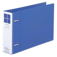 コクヨ Dリングファイル＜スムーススタイル＞ B6ヨコ 2穴 300枚とじ 青 フーUDS438B 1箱（10冊入）