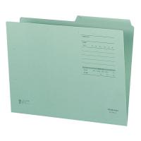 コクヨ 1/2カットフォルダー(カラー) A4-2FF-G 1セット(10冊)