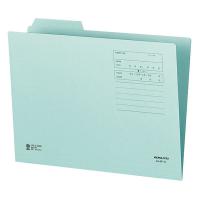 コクヨ A4 1/3カットフォルダー(カラー) A4-3F-1B 1袋(10冊入)
