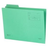コクヨ A4 1/3カットフォルダー(カラー) A4-3F-1G 1セット(30冊)