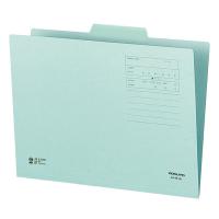 コクヨ A4 1/3カットフォルダー(カラー) A4-3F-2B 1袋(10冊入)